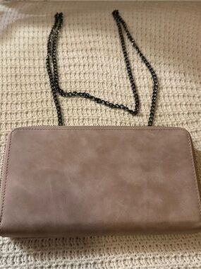 SEINT (FKA) Maskara brand/ Elegant Women's Chain Crossbody Bag in Dusty Mauve,